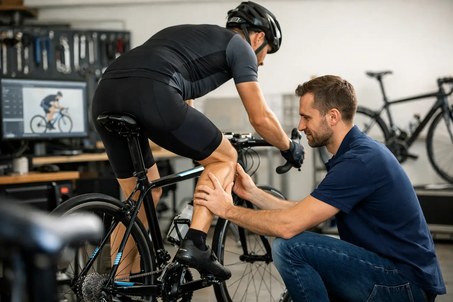 Ergonomische Fahrrad-Sitzposition finden